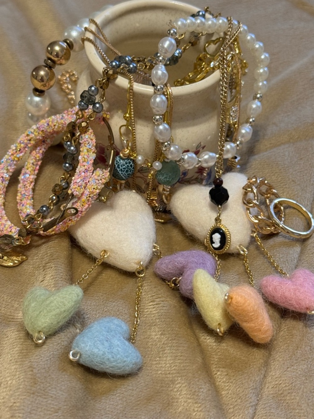 ✨ Curated Jewelry Jar + Trinket Bundle (Boho/Vintage Mix) ✨